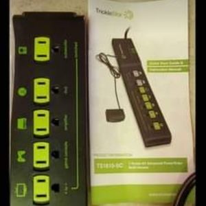 Tricklestar 7 outlet AV advanced powerstrip+ multi sensor ts1810-sc $80 retail